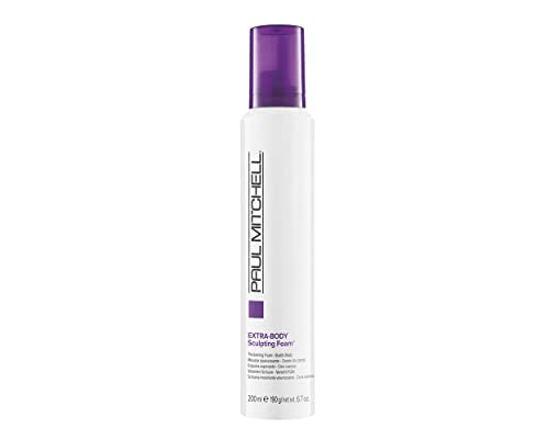 Paul Mitchell Extra-Body Sculpting Foam, Thickens + Builds Body, For Fine Hair, 6.7 oz.