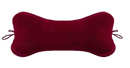 Soft Neck Bone Pillow for Sleeping,Travel Pillow Shaped Bone Neck and Neck Pillow for Recliner Great for Pain Relief. (Burgundy)