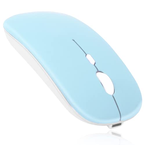 UrbanX Bluetooth Rechargeable Mouse for Lenovo IdeaPad 3 Gaming Laptop Bluetooth Wireless Mouse Designed for Laptop/PC/Mac/iPad pro/Computer/Tablet/Android Sky Blue