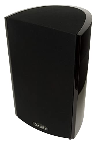 Definitive Technology ProMonitor 800-2-Way Satellite or Bookshelf Speaker for Home Theater Speaker System | Easy Mounting (Single, Black)