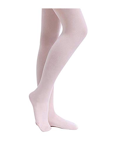 Stelle Girls' Ultra Soft Pro Dance Tight/Ballet Footed Tight (Toddler/Little Kid/Big Kid), Ballet Pink, XS