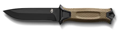 Gerber Gear Strongarm - Fixed Blade Tactical Knife for Survival Gear - Coyote Brown, Plain Edge
