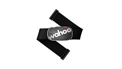 Wahoo TICKR Heart Rate Monitor Chest Strap, Bluetooth, ANT+, Stealth Grey