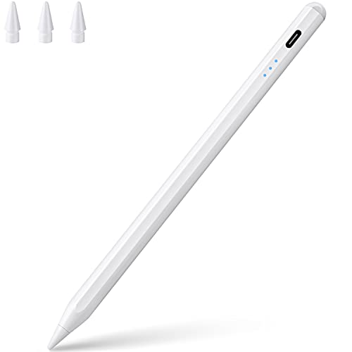 Stylus Pen for ipad, Active Pencil with Quick Charge, Palm Rejection Tilt Sensor, Magnetic Apple Compatible 2018-2022 iPad Pro 11'/12.9',iPad 10/9/8/7/6,iPad Mini 5/6,iPad Air3/4/5
