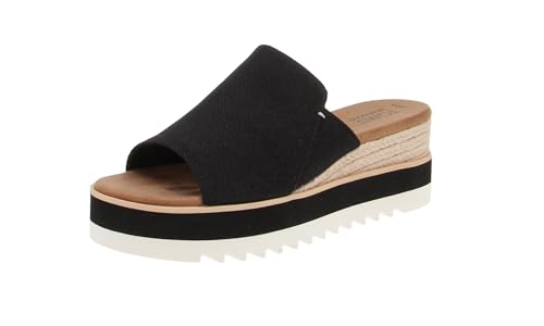 TOMS Women's, Diana Mule Sandal Black 8 M