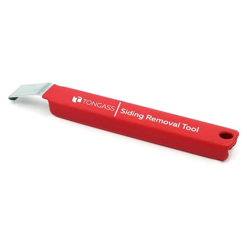 Vinyl Siding Removal Tool with Extra Long Handle- 7 inches Steel Blade Vinyl Installation and Removal Tool - The Ultimate Vinyl Siding Zip Tool - Avoid Damaging Vinyl Siding