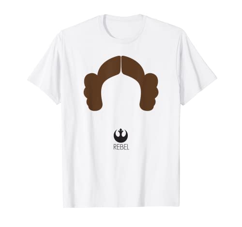 Star Wars Princess Leia Hair Icon Rebel Alliance T-Shirt