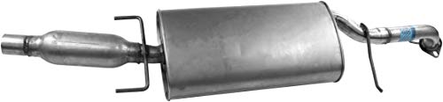 Walker Quiet-Flow SS 56233 Direct Fit Exhaust Muffler Assembly 2.25' Inlet (ID) 2.25' Outlet (OD) for Ford Escape