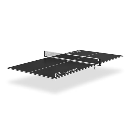 EastPoint Sports Ping Pong Conversion Top, Foldable Table Tennis Topper, Lightweight and Portable, Zero Assembly Required, Blue
