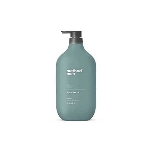 Method Body Wash, Sea + Surf, Paraben and Phthalate Free, Biodegradable Formula, 28 oz, (Pack of 1)