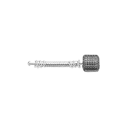 925 Silver Snake Womens Extender Add Extension 1.3, 1.5 Inch Charm Bracelet Detachable Pandora Style Extender (Bucket buckle, 4.0cm/1.5inches)