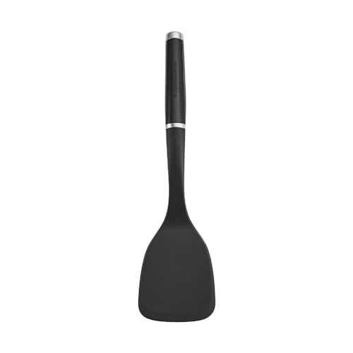 KitchenAid Classic Solid Turner, Black, 13.5x 3.3 Inch