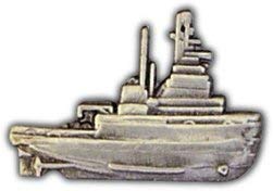 US Army Large Tug Boat Lapel Pin