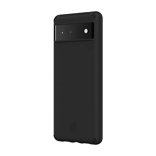 Incipio Duo Case Compatible with Google Pixel 6 (Black) - Google Certified [3.6 m Drop-Proof] I Qi Wireless Charging Compatible I Extremely Robust Mobile Phone Case I Shock-Absorbing Case