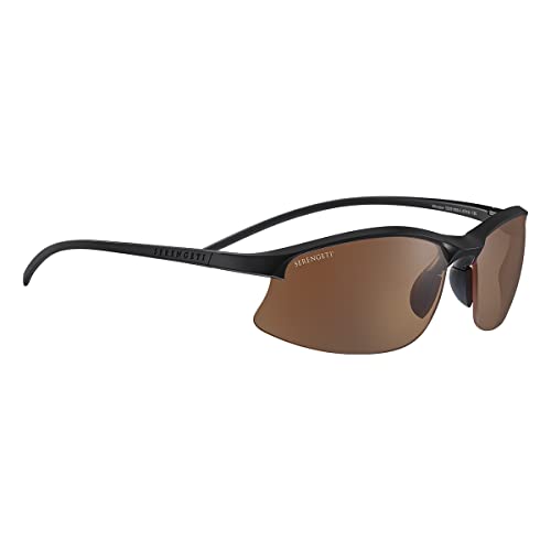 Serengeti - WINSLOW, Matte Black, Saturn Drivers Polarized Glass, Medium size sunglasses, Men sunglasses, Women sunglasses, Sport, Drivers