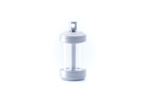 TEC-T323-3W Isotope Reactor Fob - Titanium Tritium Lantern - Accepts 3mm x 23mm Tritium Vials - Camping Accessories - Gifts for Men - Glow in the Dark Keychain Accessories - Survival Gear - Cool Stuff