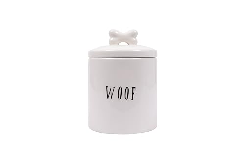 'Woof' Jar with Bone Handle on Lid