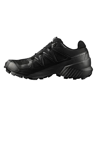Salomon Speedcross 5 Gore-tex Trail Running Shoes for Men, Black/Black/Phantom, 10.5