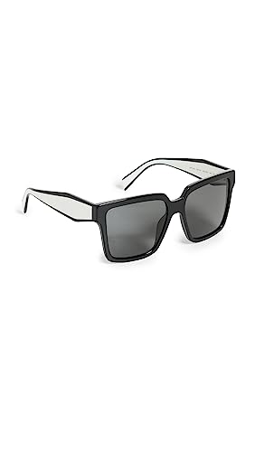 Prada Women's 0PR 24ZS Sunglasses, Black/Dark Grey, One Size