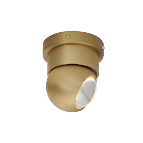 ET2 Nodes - 10W 1 LED CCT Select Flush Mount-5.5 Inches Tall and 4.75 Inches Wide-Gold Finish