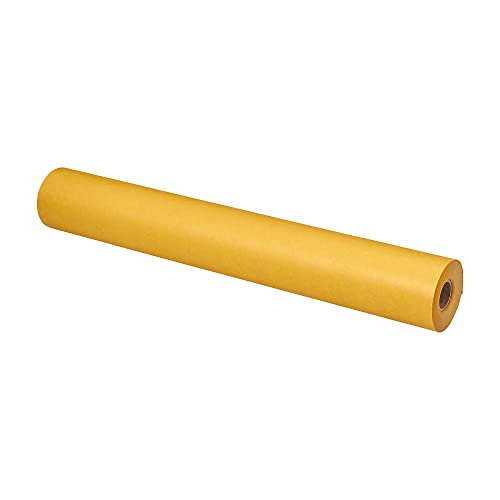 3M Scotchblok Masking Paper 06738, Gold Color, Polycoated Backing, Bleed Through Resistant, 18 in x 180 ft