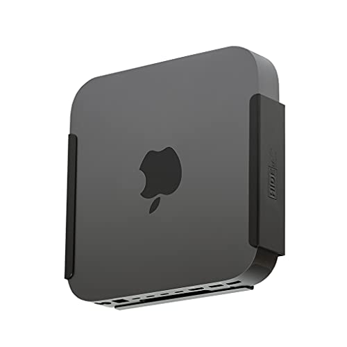 HIDEit Mounts MiniU Mount for Mac Mini - Patented in 2016, American Company - Steel Wall Mount, Under Desk Mount, VESA Monitor Mount for Mac Mini - Compatible with Mac Mini M1 M2