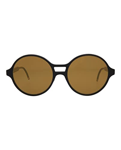 Thom Browne TB-409 // Navy Sunglasses w/ Dark Brown - Gold Mirror - AR 58mm