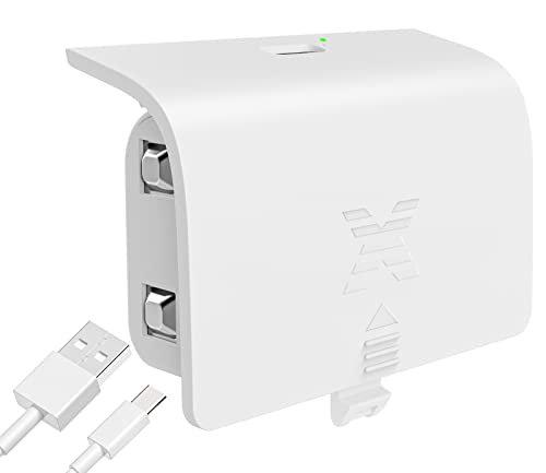 KEKUCULL Controller Battery Pack Compatible with Xbox Series S/X, 1400 mAh Rechargeable Battery Pack Fast Charging for Xbox Charging Accessories Kit with 8.2ft Charge Cable