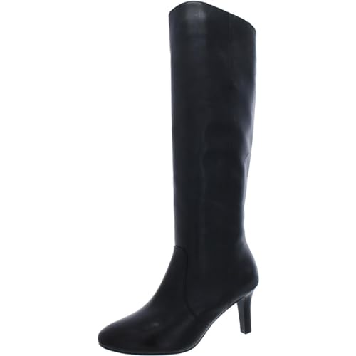 Lauren Ralph Lauren Womens Caelynn Tall Knee-High Boots Black 9.5 Medium (B,M)