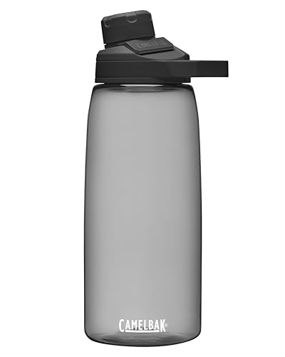 CamelBak Chute Mag BPA Free Water Bottle with Tritan Renew - Magnetic Cap Stows While Drinking, 32oz, Charcoal
