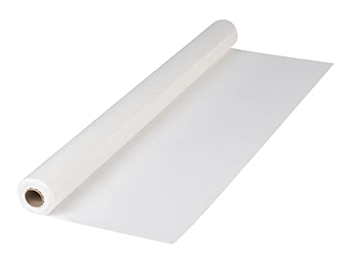 Hoffmaster 114000 Plastic Tablecover Roll, 300' Length x 40' Width, White