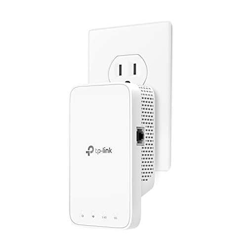 TP-Link AC1200 WiFi Range Extender (RE330), Covers Up to 1500 Sq.ft and 25 Devices, Dual Band Wireless Signal Booster, Internet Repeater, 1 Ethernet Port, White