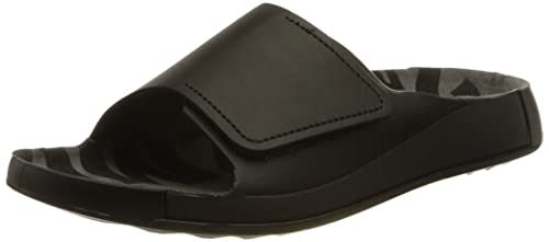ECCO Men's Cozmo One Band Slide Sandal, Black, 11-11.5