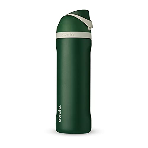 Owala Harry Potter FreeSip Insulated Stainless Steel Water Bottle with Straw for Sports and Travel, BPA-Free Sports Water Bottle, 24 oz, Slytherin
