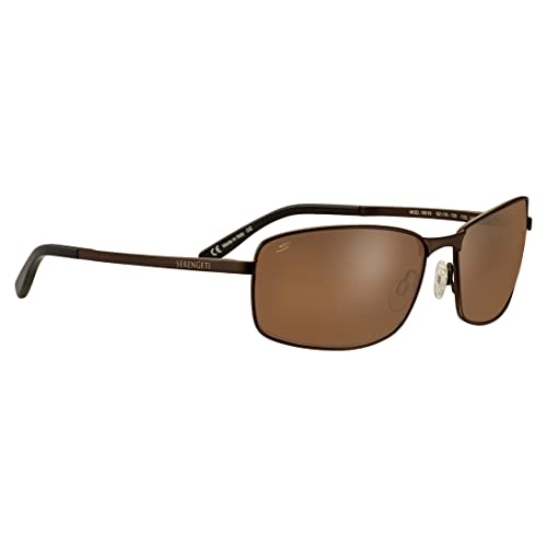 Serengeti - VARESE 2.0, Brushed Brown, Saturn Drivers Non Polarized, Large size sunglasses, Men sunglasses, Sport, Drivers