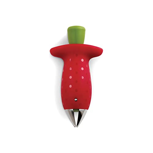 Chef'n Original Stem Gem Strawberry Huller, Red/Green -