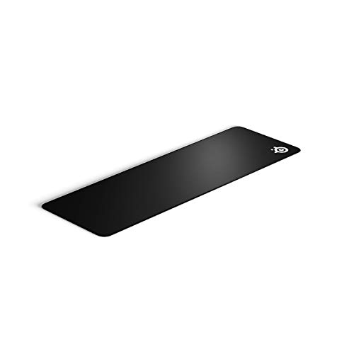 SteelSeries QcK Gaming Mouse Pad - XL Stitched Edge Cloth - Extra Durable - Sized to Cover Desks