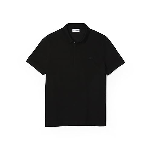 Lacoste Men's Short Sleeve Paris Polo Shirt, Black, XL
