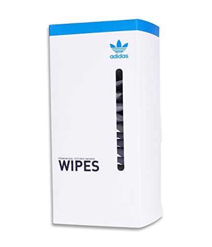 adidas Originals Shoe Cleaner Wipes - 30 easy to use, on-the-go dual-textured sneaker cleaning wipes