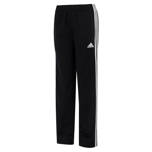 adidas boys Active Sports Athletic Tricot Jogger Track Pants, Iconic Adi Black, X-Large US