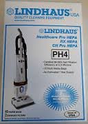 Lindhaus HealthCare Pro RX CH Hepa PH4 Vacuum Cleaner 10 Bags 2 Filters