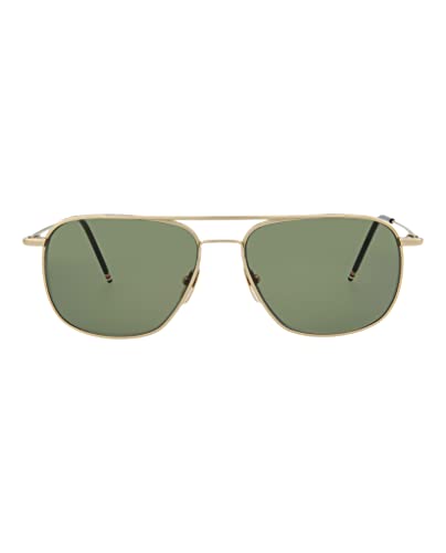 THOM BROWNE TB 103 A-GLD 12K Gold w/ G15-AR Sunglasses