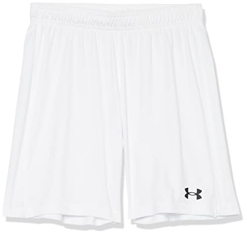 Under Armour Boys' Golazo 3.0 Shorts, White (100)/White, Youth Medium