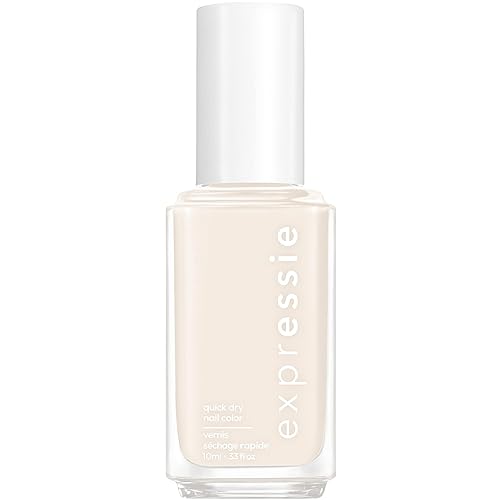 Essie expressie, Quick-Dry Nail Polish, 8-Free Vegan, Eggshell White, Daily Grind, 0.33 fl oz