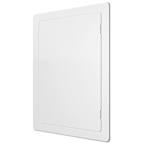 Access Panel for Drywall - 4 x 6 inch - Wall Hole Cover - Access Door - Plumbing Access Panel for Drywall - Heavy Durable Plastic White