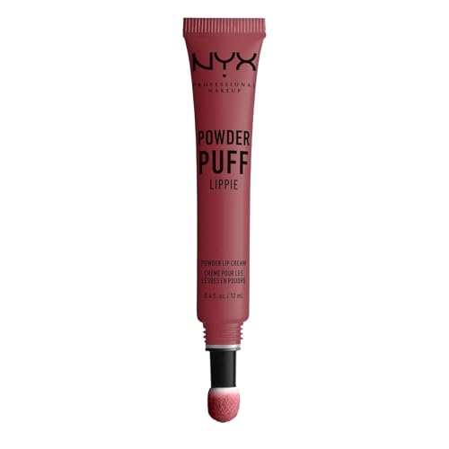 NYX PROFESSIONAL MAKEUP Powder Puff Lippie Lip Cream, Liquid Lipstick - Squad Goals (Tea Rose Pink)
