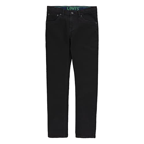 Levi's Boys' 511 Slim Fit Performance Jeans, Black Stretch, 12