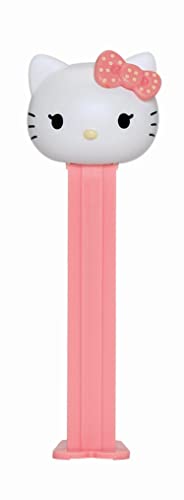 Hello Kitty Pez Dispenser - Pink Bow Hello Kitty Pez Candy Dispenser With 2 Extra Candy Refills | Hello Kitty Party Favors, Grab Bags