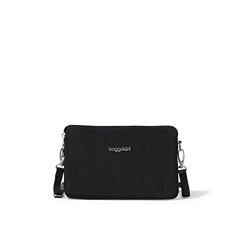 Baggallini Womens The Only Mini Bag, Black, One Size US
