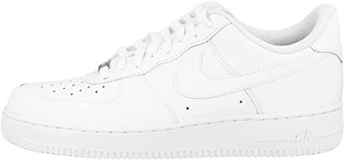 Nike Men's Air Force 1 '07 Basketball Shoe, White/Black, 9